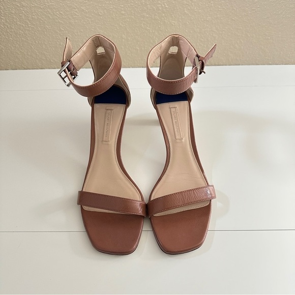 Stuart Weitzman Women's Ankle Strap Open Toe Heels Sandals in Blush Pink sz 8M - Picture 4 of 16